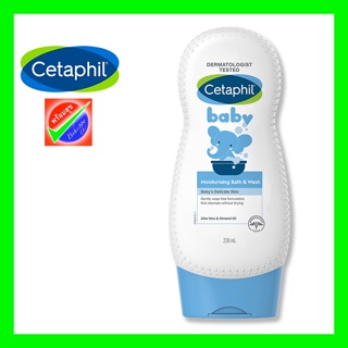 CETAPHIL BABY  MOISTURISING BATH &amp; WASH 230ML (หมดอายุ 09/24) เซตาฟิล เบบี้ มอยส์เจอไรซิ่ง บาธ แอนด์ วอช