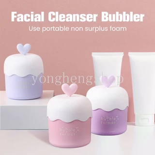 เครื่องทําโฟมล้างหน้าน่ารัก แบบพกพา เครื่องมือทําฟองสบู่อาบน้ํา แชมพู ที่อุดมไปด้วยฟองสบู่ ถ้วยทําความสะอาดผิวหน้า