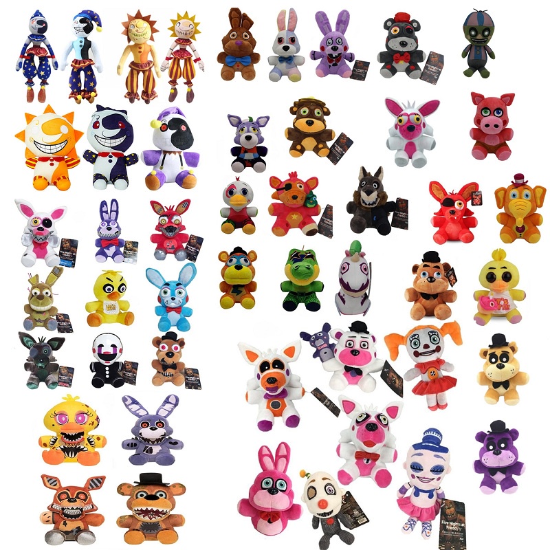 มาใหม่ Five Nights At Freddy's FNAF ตุ๊กตาหมี Freddy Bear Foxy Chica Bonnie 18-20 ซม. ของเล่นสําหรับ