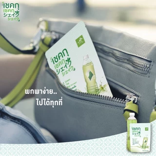ชาเขียวชงเย็นเชคกุ เชคกุ แพ็ค 6 ถุง Green Tea Bag (No Sugar)