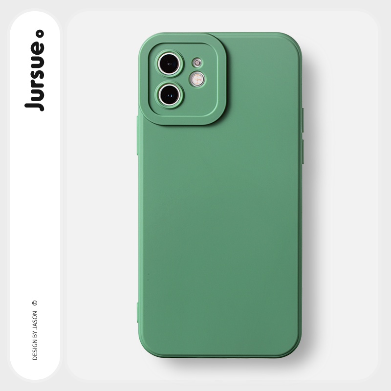 JURSUE เคสไอโฟน เคสซิลิโคนนุ่มกันกระแทก เคสโทรศัพท์ Compatible for iPhone 16 15 14 13 12 11 Pro Max SE 2020 X XR XS 8 7 Plus พลัส YCS9
