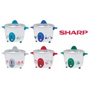 Sharp หม้อหุงข้าวระบบอุ่นอัตโนมัติ ขนาด 2.8 ลิตร รุ่น KSH-D28-GR คละสี