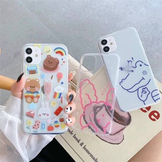 🦕-พร้อมส่งในไทย-เคสซิลิโคนลายการ์ตูน ใช้สำหรับIPทุกรุ่น #901🦕