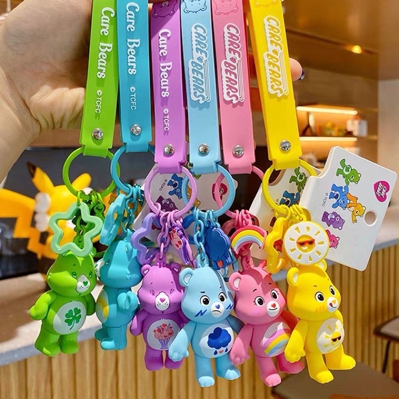 พวงกุญแจCarebears🧸🌈 รุ่นใหม่ pvc