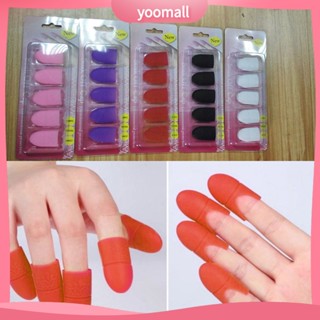 YOML♫10Pcs Silicone Nail Art Soak Off Clip Cap Set UV Gel Polish Remover Tools