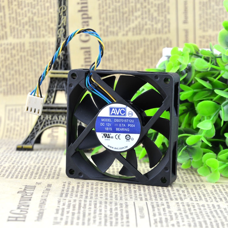 YY DS07015T12U 12V0.70A 7CM 7015 4PIN PWM CPU FAN