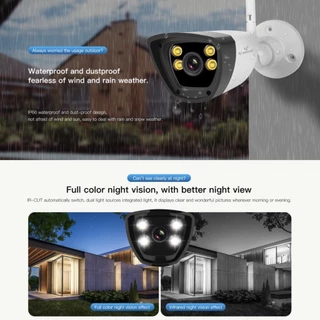 Vstarcam CS56-PRO ( รองรับ WiFi 5G ) 3MP（1296P）กล้องวงจรปิดไร้สาย กล้องนอกบ้าน Outdoor ภาพสี มีAI+