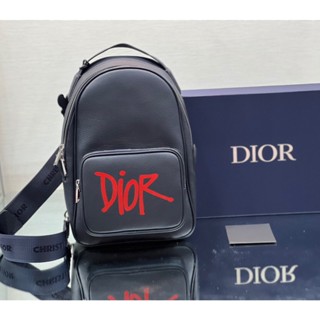 พรี​ ราคา7800 Dior Gallop หนังวัว กระเป๋าแฟชั่น กระเป๋าเป้กระเป๋าแฟชั่นกระเป๋าสะพาย