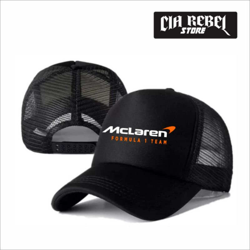 TRUCKER RACING MCLAREN NET HAT FORMULA 1 TEAM F1 RACING HAT -CIA REBEL