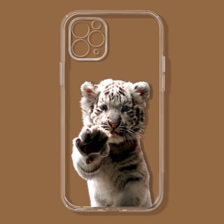 Cute little tiger~เคสไอโฟน iPhone Xr Xs X max 8พลัส 12 14 13 pro max เคสมือถือ 7plus 11 pro 7 8 เคส 8plus นิ่ม TPU cover