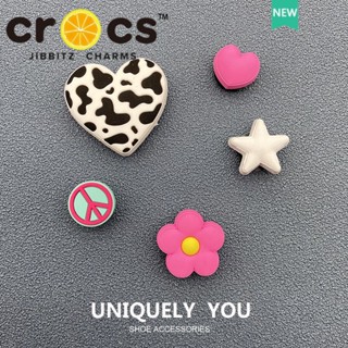 jibbitz crocs charms แท้ ตัวติดรองเท้า  เครื่องประดับแฟชั่น รูปดอกไม้ สําหรับตกแต่งรองเท้า crocs