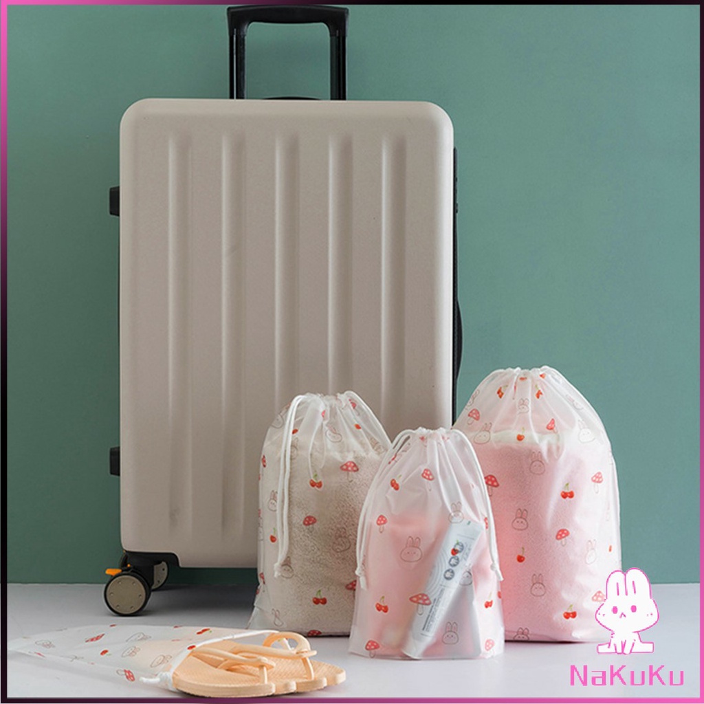 ถุงหูรูดใส่ของ ถุงเก็บของ ถุงหมีบราวน์ กันน้ำ กันฝุ่น สำหรับใส่ของ NKK - รูปที่ 3