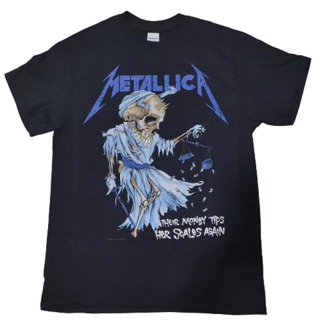 เสื้อวง รวมลายMetallica มือ1ลิขสิทธิ์แท้