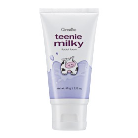 โฟมล้างหน้าเด็ก ทินนี่ มิ้ลค์กี้ เฟเชียลโฟม สูตรน้ำน้ำนม Giffarine teenie Milk Facial Foam