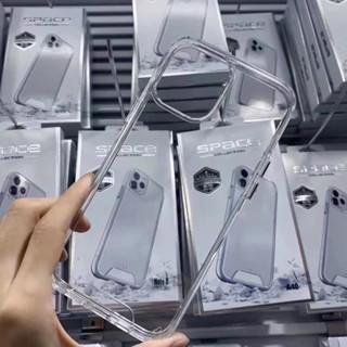 SPACE เคสใสกันกระแทก สำหรับiPhone11 12 Pro max i11 11Promax 7Plus 8Plus xr xs max i7 i8 i13 Pro max 12Promax i14 Pro max