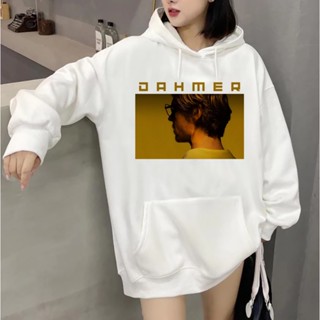 เสื้อกันหนาว มีฮู้ด ลายการ์ตูนอนิเมะ jeffrey dahmer สไตล์ฮาราจูกุ สําหรับผู้หญิง