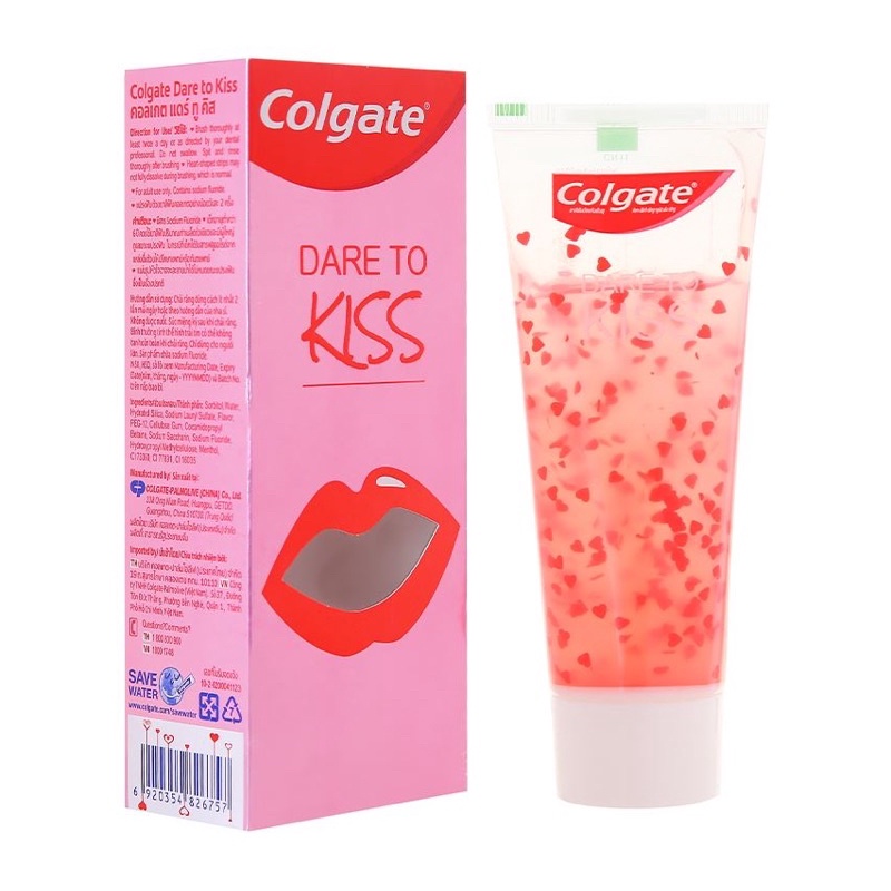 คอลเกต ยาสีฟัน แดร์ ทู คิส 90 กรัม, Colgate Dare To Kiss 90 g