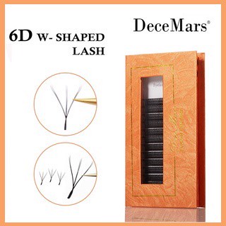 Decemars 6D-W ในรูปทรงของขนตาต่อขนตา Decemars 6D-W ในรูปร่างของการต่อขนตา