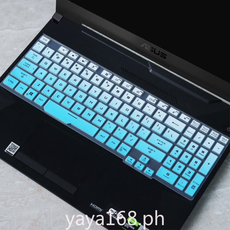 Asus Tuf Gaming ป้องกันฝุ่นแป้นพิมพ์แล็ปท็อปกันน้ําฝาครอบ Tuf A15 A17 F15 15.6 "15.6 นิ้วคีย์บอร์ดซิลิโคนอ่อนนุ่มสําหรับ Fa706 FA506 FA506iu FA506iv Fa506ii Fa706