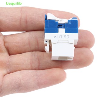 Uequilib Cat6 โมดูลเครือข่ายคอมพิวเตอร์ RJ45 สําหรับเครือข่าย 1 ชิ้น