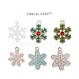 จี้หิมะ Christmas snowflake pendants