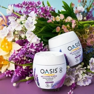 โอเอซิส เจลหอมปรับอากาศ สูตรไล่ยุง กลิ่น รีแลกซ์ซิ่ง เพอเพิ้ล 180 กรัม OASIS MOSQUITO REPELLENT GEL RELAXING PURPLE 180g