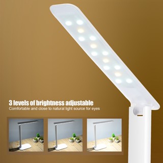 Desk Lamp โคมไฟตั้งโต๊ะ Led ปรับได้ 3 ระดับ ชาร์จ Usb สําหรับตกแต่งเล็บ