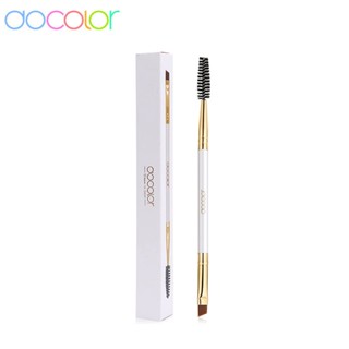 แปรงเขียนคิ้ว Docolor + หวีคิ้วแปรงคิ้วความงามแปรงแต่งหน้ามื…