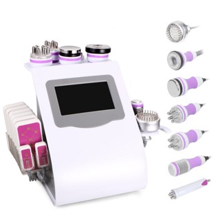 Portable 9 in 1 vacuum  40k cavitation   rf  8 lipo laser body slimming machine ultrasonic cavitation radio frequency ma