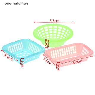 Rten ตะกร้าผัก และของเล่น ขนาดเล็ก สําหรับตกแต่งบ้านตุ๊กตา 1:12 5 ชิ้น ต่อชุด