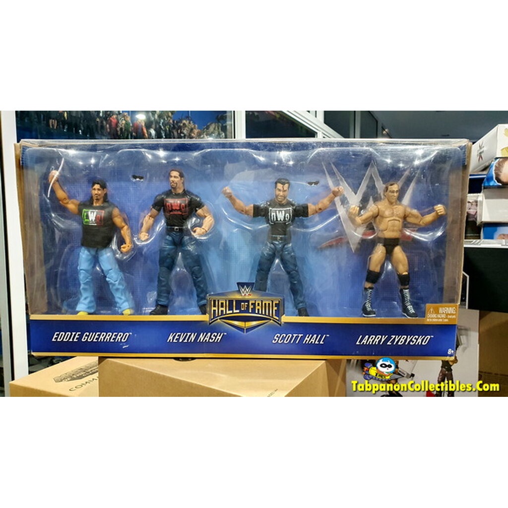 [2016.07] WWE Elite Hall of Fame NWO Eddie Guerrero, Kevin Nash, Scott Hall and Larry Zybysko 4-Pack