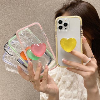 เคสป้องกันโทรศัพท์มือถือ แบบนิ่ม ลายหัวใจ มีป็อบอัพ สําหรับ OPPO A96 5G A32 A53 2020 A57 5G A73 5G A55 A56 Reno 5 Reno 6 5G Reno 7Z 8Z Reno 8 5G