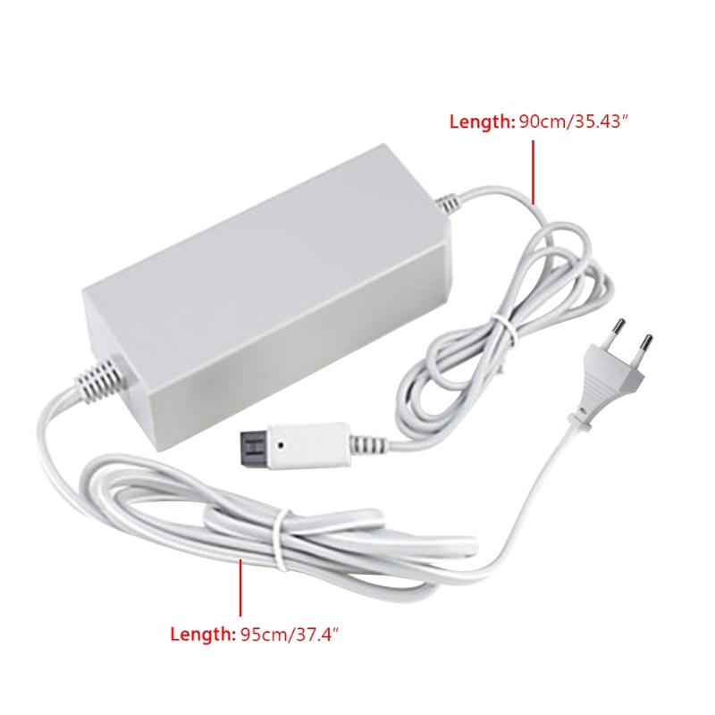 Con AC 100-240V Home Wall Power Supply อะแดปเตอร์ชาร์จสําหรับ N สําหรับ Wii Gamepad Controller จอยสติ๊ก US EU ปลั๊กเปลี่ยน