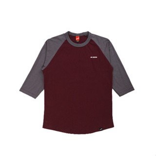 เสื้อยืด พิมพ์ลาย Reglan Clif 03rd Maroon สีเทา