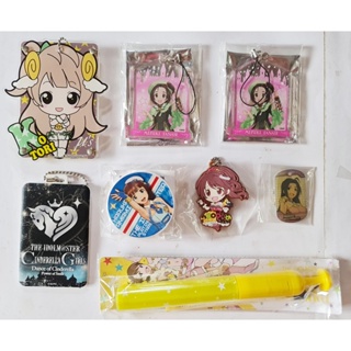 ของสะสมอนิเมะจาก เรื่อง IDOLMASTER  keychain strap Folder Fabric Pillow case etc set  ลิขสิทธิ์แท้ japan มือ1 มือ2