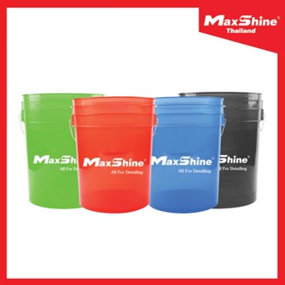 ถังล้างรถคุณภาพสูง Maxshine Detailing Wash Bucket สำหรับงานดีเทลลิ่ง พลาสติกหนา แข็งแรง