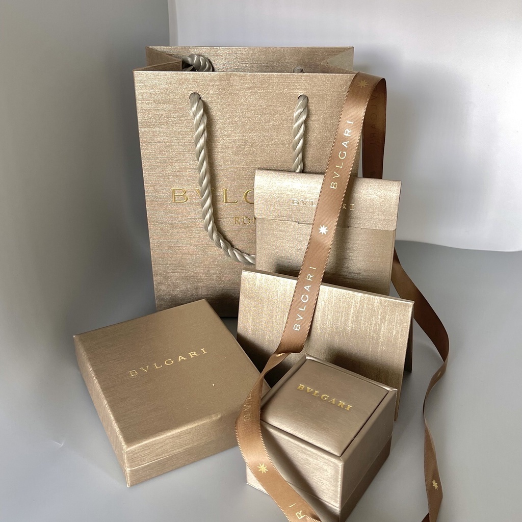 Bvlgari กล่องเครื่องประดับ สําหรับผู้ชายและผู้หญิง สร้อยคอ / ของขวัญ ตกแต่ง