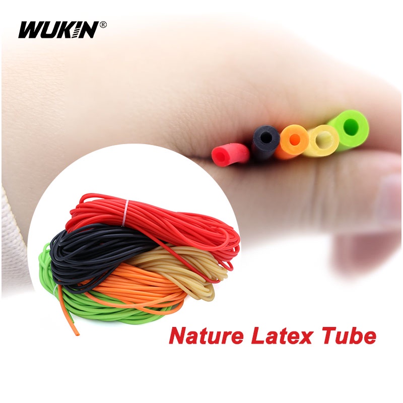Nature Latex Tube ID 1.6~3 มม. สียางยืดหยุ่นสูงท่อยางยืดหยุ่นสูงสําหรับกีฬาการฝึกอบรมเข็มขัดความตึงเครียดห้องปฏิบัติการ