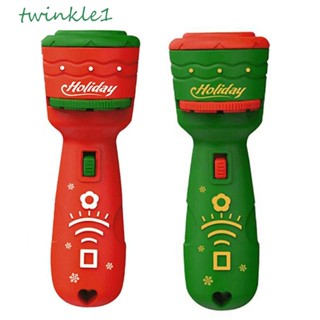 Twinkle1 ไฟฉายโปรเจคเตอร์ รูปซานตาคลอส 24 แบบ ของเล่นเสริมการเรียนรู้เด็ก ของขวัญคริสต์มาส