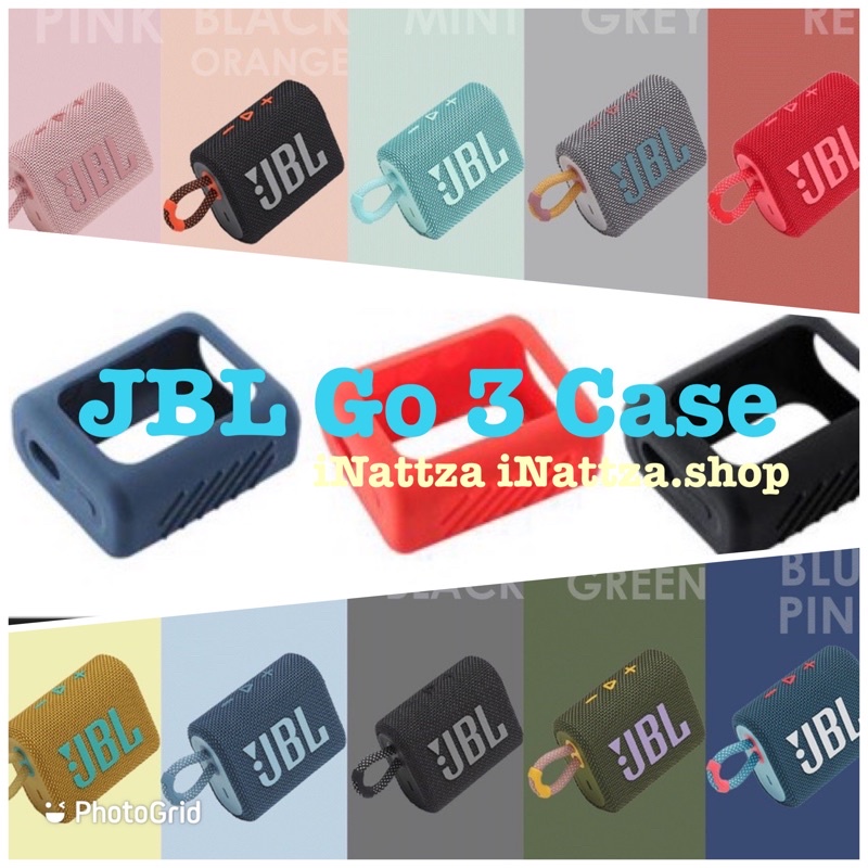 <พร้อมส่ง>(1)เคส JBL Go 3 ลำโพงบลูทูธไร้สาย  (Silicone case JBL Go 3)