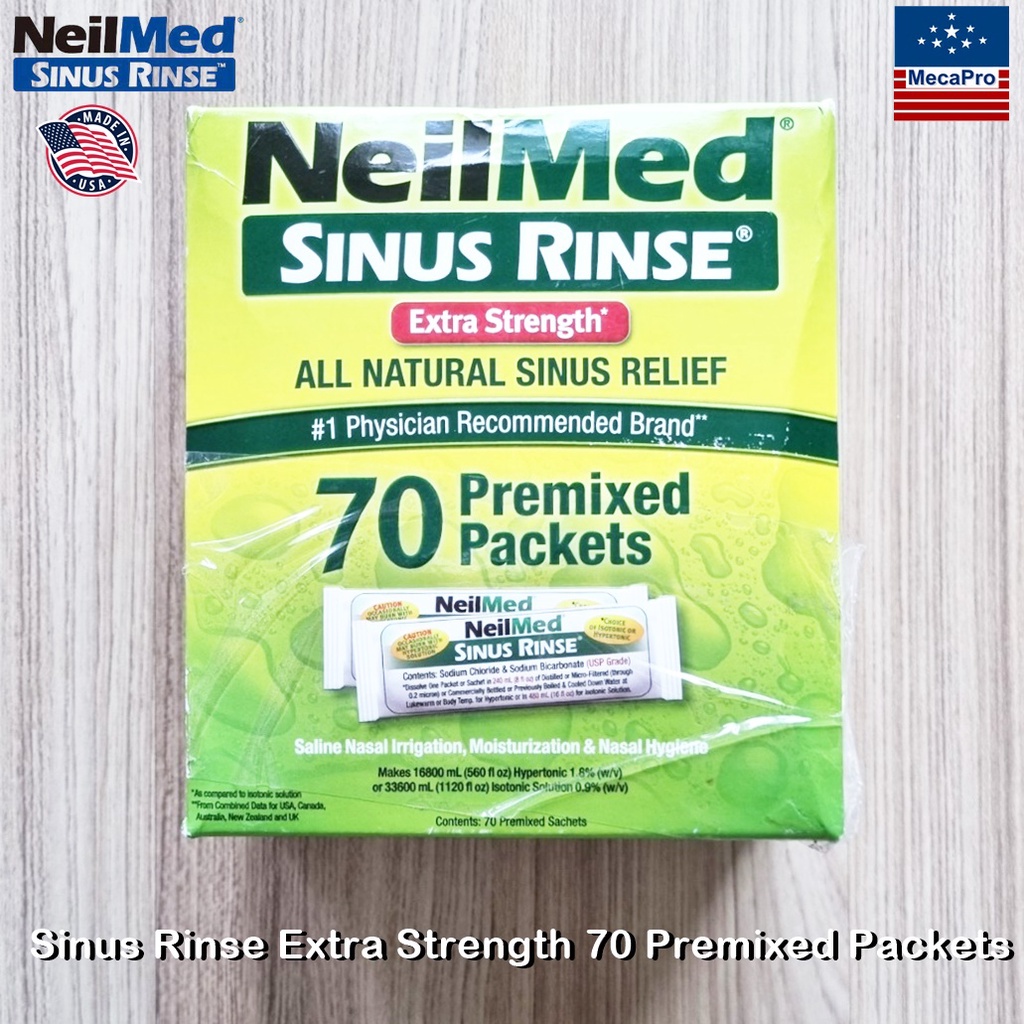NeilMed® Rinse Extra Strength 70 Premixed Packets ผงน้ำเกลือ