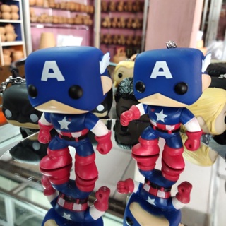 พวงกุญแจ กัปตันอเมริกา โมเดล  กัปตันอเมริกา Model Captain America ห้อยกระเป๋า กุญแจรถ สะสม ตั้งโชว์