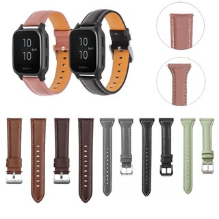 สายนาฬิกาข้อมือ สายหนังวัวแท้ แบบเข้ารูป แฟชั่นสําหรับ Garmin Venu Sq 2 Plus