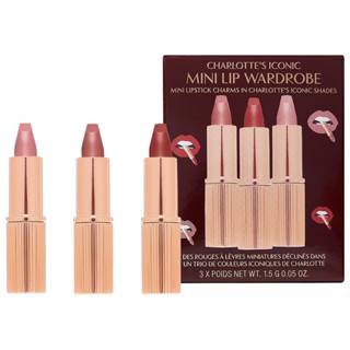 CHARLOTTE TILBURY Charlottes Iconic Mini Lip Wardrobe 3x1.5g.