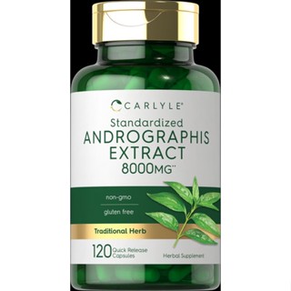 Carlyle Andrographis Paniculata 8000 mg Capsules | 120 Count