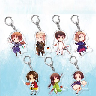 พวงกุญแจ จี้คอสเพลย์ อะนิเมะ Axis Powers APH Hetalia สองด้าน