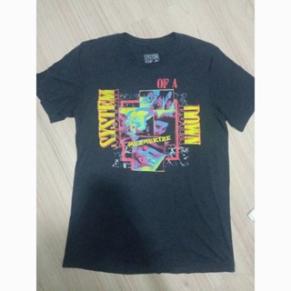 🔥 System of a Down Vintage T-SHIRT  เสื้อยืดลําลอง แขนสั้น พิมพ์ลาย VINTAGE System of a Down SOAD American heavy metal b