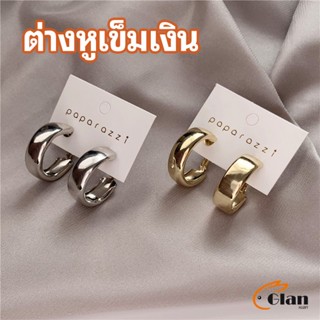 Glanxuan ต่างหู s925  ตุ้มหู เครื่องประดับ ต่างหูโลหะชุบ silver needle earrings