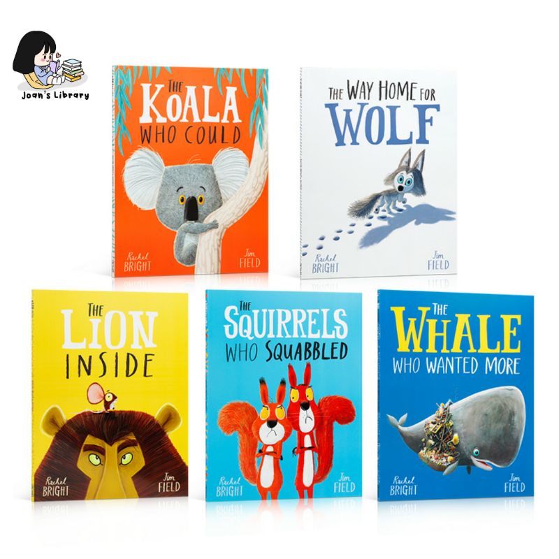 สิงโตภายใน The Koala ที่ร่วมบ้านทางหมาป่า โดย Rachel Bright ปกอ่อน