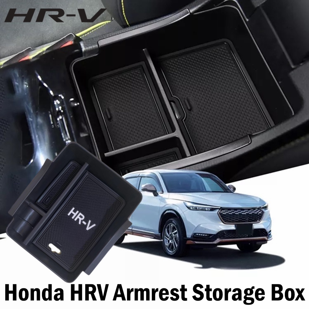Honda HRV Armrest Box Storage HRV (2022-2025) คอนโซลคอนโซลถาดอุปกรณ์เสริมในรถยนต์